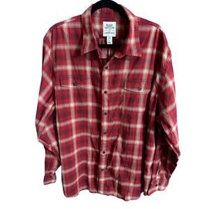 Blake Shelton x Lands End Men's sz XXL Flannel Shirt